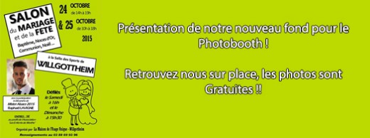 Salon du Mariage de Willgottheim Photobooth Ã©vÃ¨nementiel